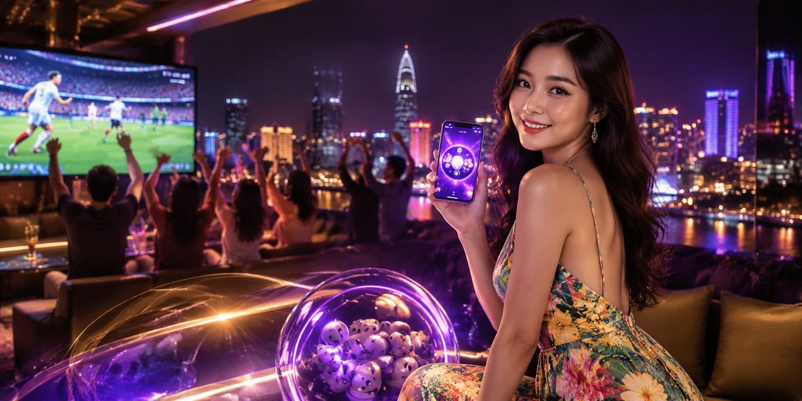 Ánh đèn neon rực rỡ tại TP.HCM về đêm gợi không khí xổ số và ưu đãi casino trực tuyến sôi động