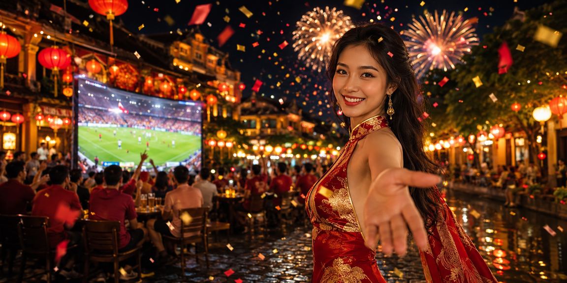 Người hâm mộ bóng đá đặt cược trực tuyến tại Hội An